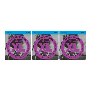 Daddario EXL120 3SETS Daddario EXL120 3SETS