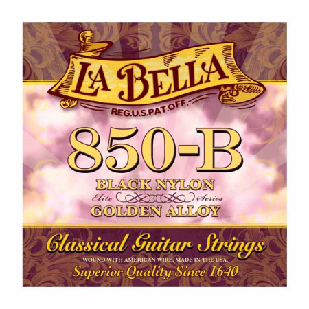 Labella 850B Elite Black Nylon Golden Alloy