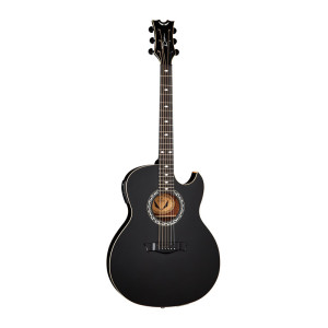 Dean Exhibition Acoustic Electric Black Satin