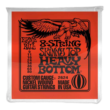 Ernie Ball 2624 Skinny Top 9-80