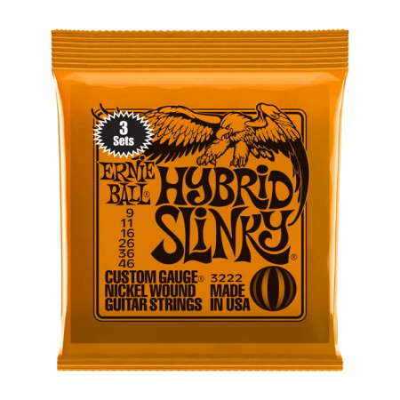 Ernie Ball Hybrid Slinky 09-46|3Sets