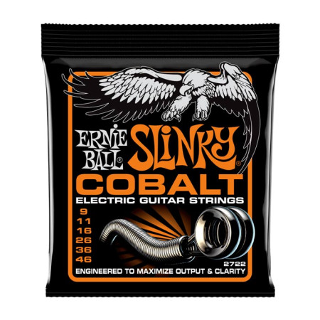 Ernie Ball 2722 Cobalt Hybrid Slinky 9-46