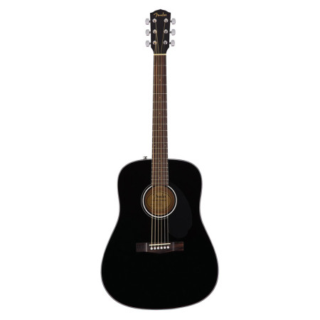 Fender CD 60S Dreadnought WN BLK