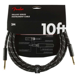 Fender Deluxe Series Cable Black Tweed 3m