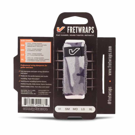 Gruv Gear FretWrap Camo (Gray-White) SM Gruv Gear FretWrap Camo (Gray-White) SM