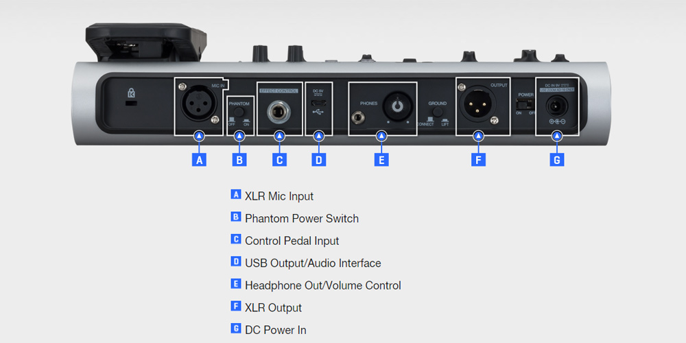 zoom-v6 افکت وکال زوم Zoom V6